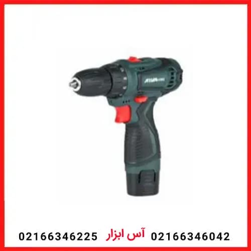 دریل شارژی دو باطری 12 ولت آروا مدل 5970