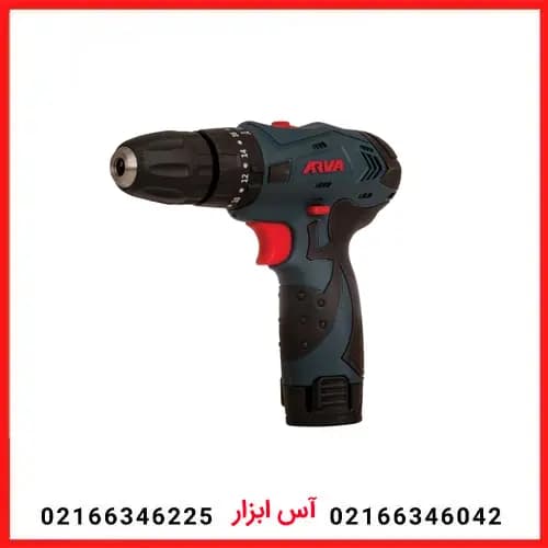 دریل پیچ گوشتی چکشی شارژی 12 ولت آروا مدل 5851