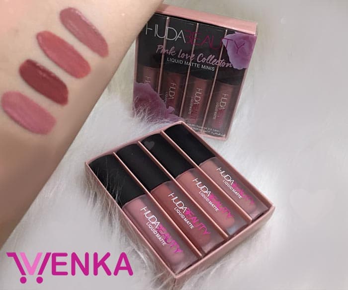 پک 4 تایی رژ لب هدی بیوتی pink