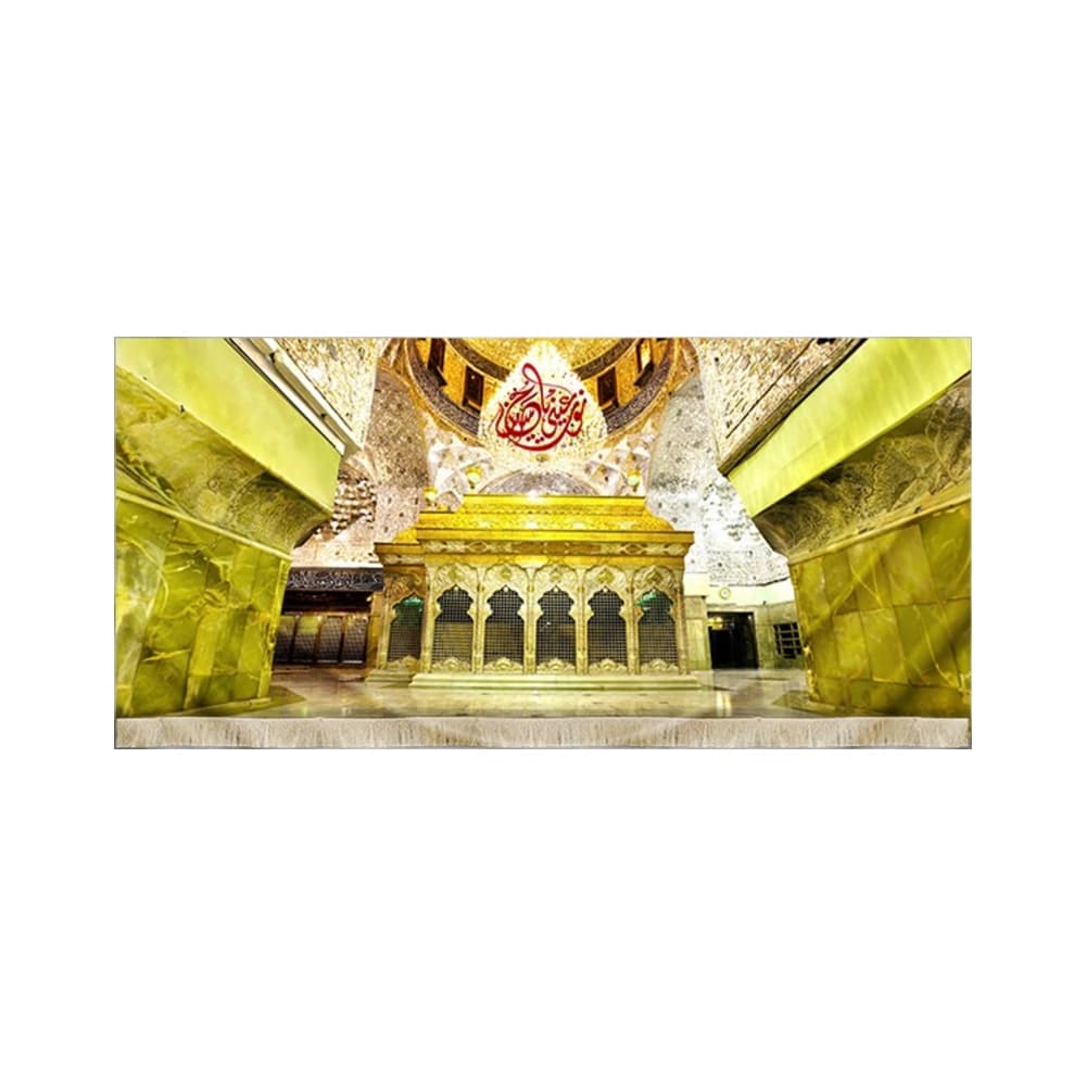 کتیبه محرم تصویری مخمل ضریح امام حسین 50543