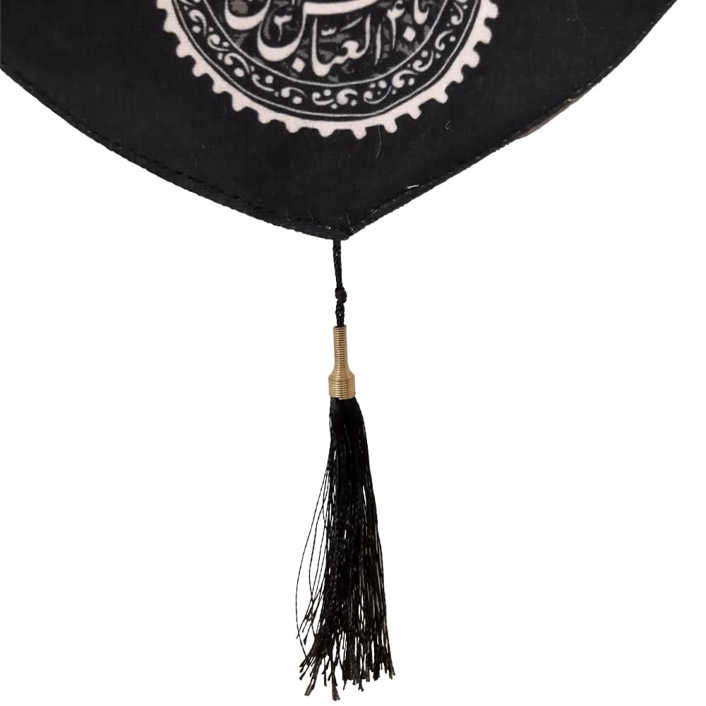 کتیبه محرم عمودی مخمل چهار سلام زیارت عاشورا 50490 — تصویر ۳