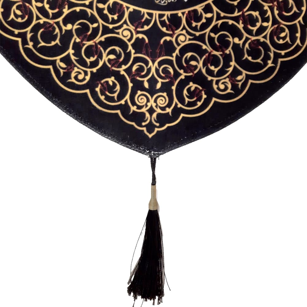 کتیبه محرم عمودی مخمل یا حسین بن علی 50465 — تصویر ۳