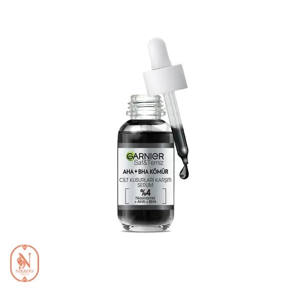 سرم روشن کننده گارنیر مدل AHA+BHA حجم 30 میل