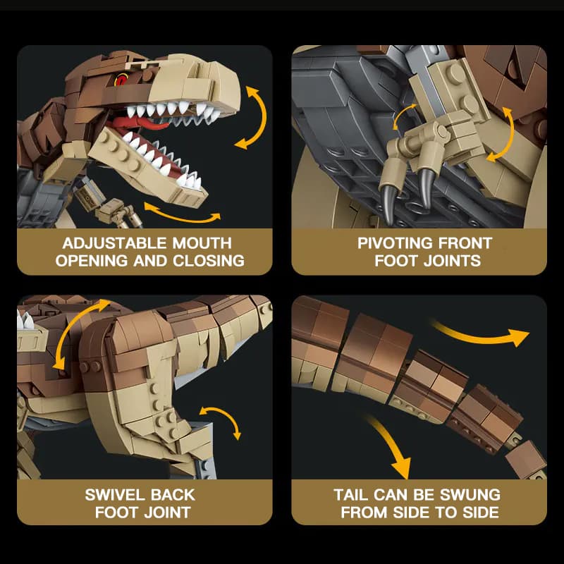 لگو دایناسور Tyrannosaurus برند SEMBO کد FC6251 — تصویر ۵