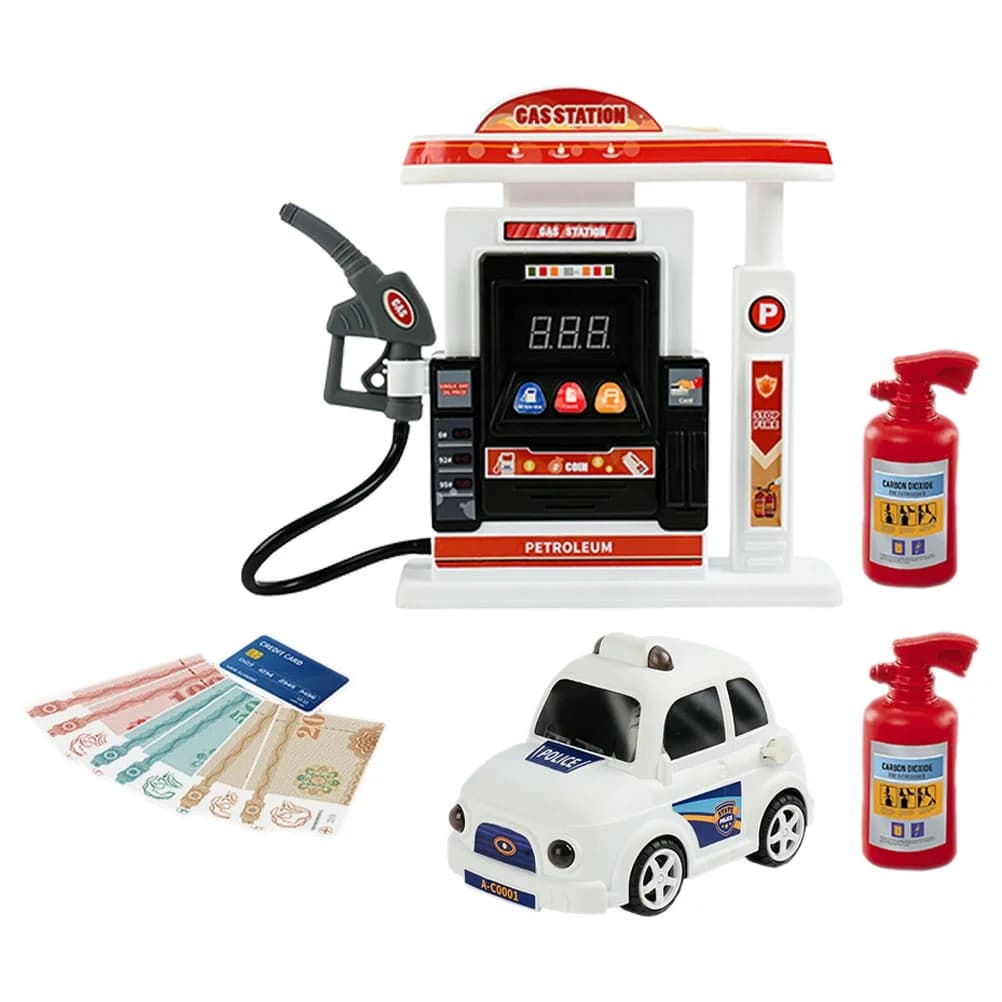 اسباب بازی پمپ بنزین باطری خور مدل Gas Station کد 375 — تصویر ۶