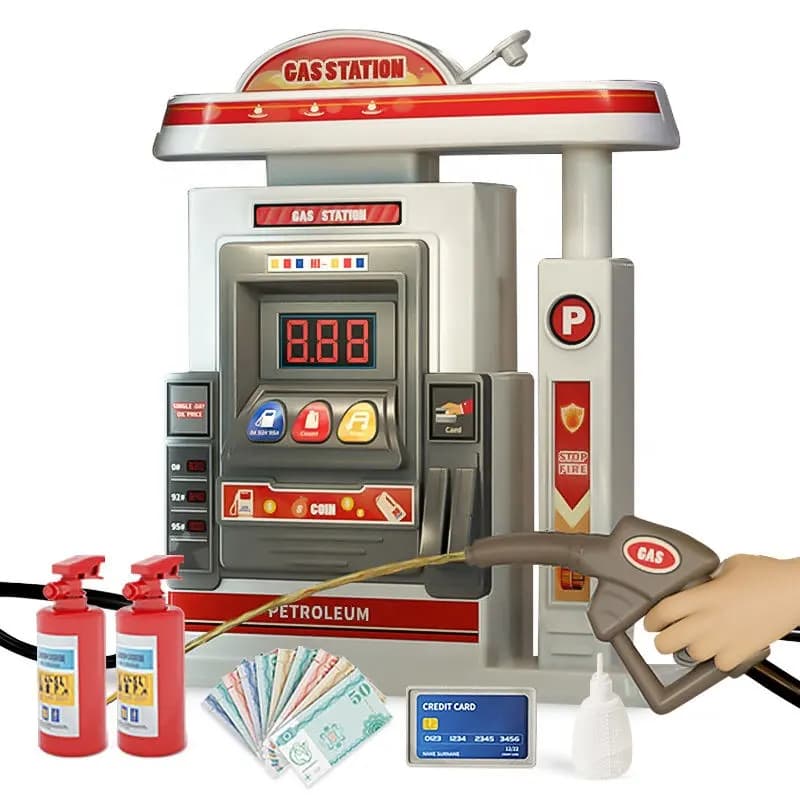 اسباب بازی پمپ بنزین باطری خور مدل Gas Station کد 375 — تصویر ۵