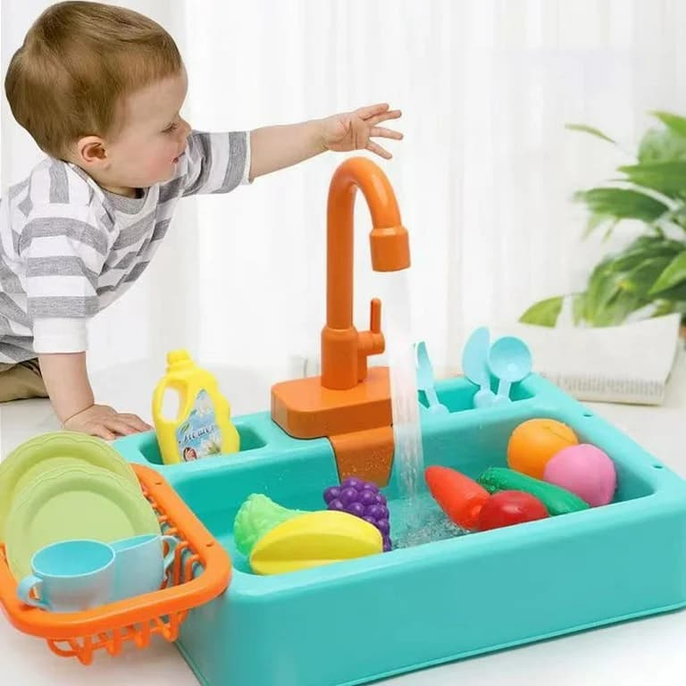 اسباب بازی سینک بزرگ ظرفشویی KITCHEN SEINK کد 6060 — تصویر ۲
