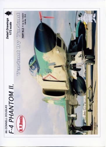 کتاب F-4 Phantom II Variant by Variant Part 2 (Detail Drawings 1:72 Scale) نسخه کامل