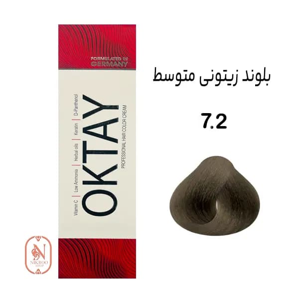 رنگ مو 7/2 OKTAY