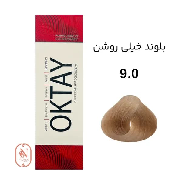رنگ مو 9/0 OKTAY