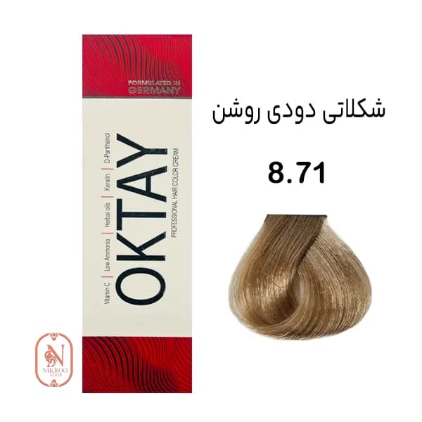 رنگ مو 8/71 OKTAY