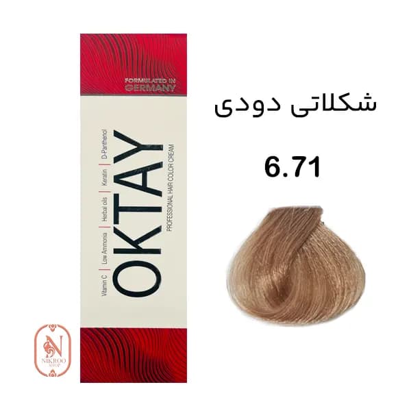 رنگ مو OKTAY 6/71