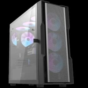 کیس کامپیوتر دارک فلش DK431 Mesh ARGB Mid Tower مشکی
