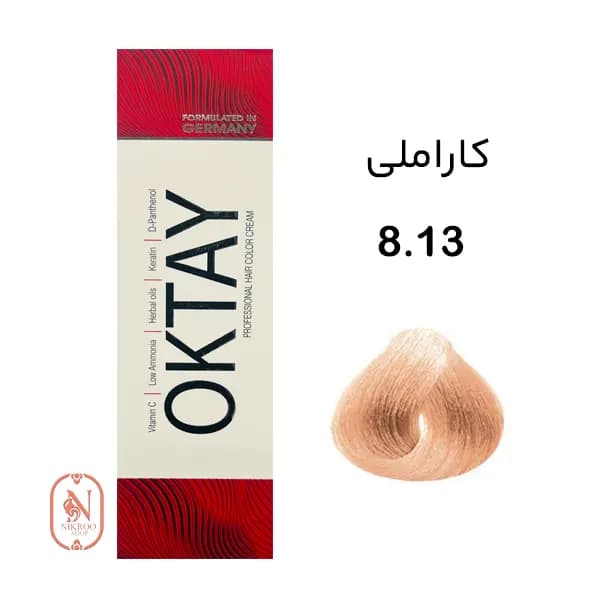 رنگ مو 8/13 OKTAY
