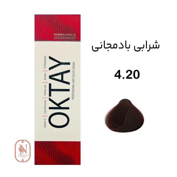 رنگ مو 4/20 OKTAY