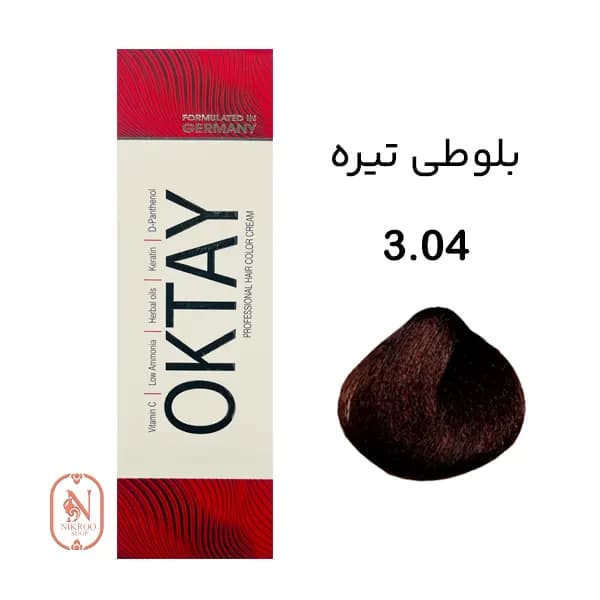 رنگ مو 3/04 OKTAY