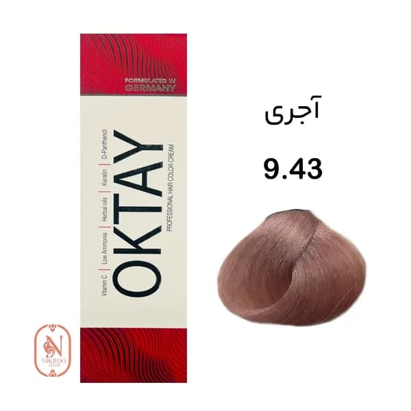 رنگ مو 9/43 OKTAY