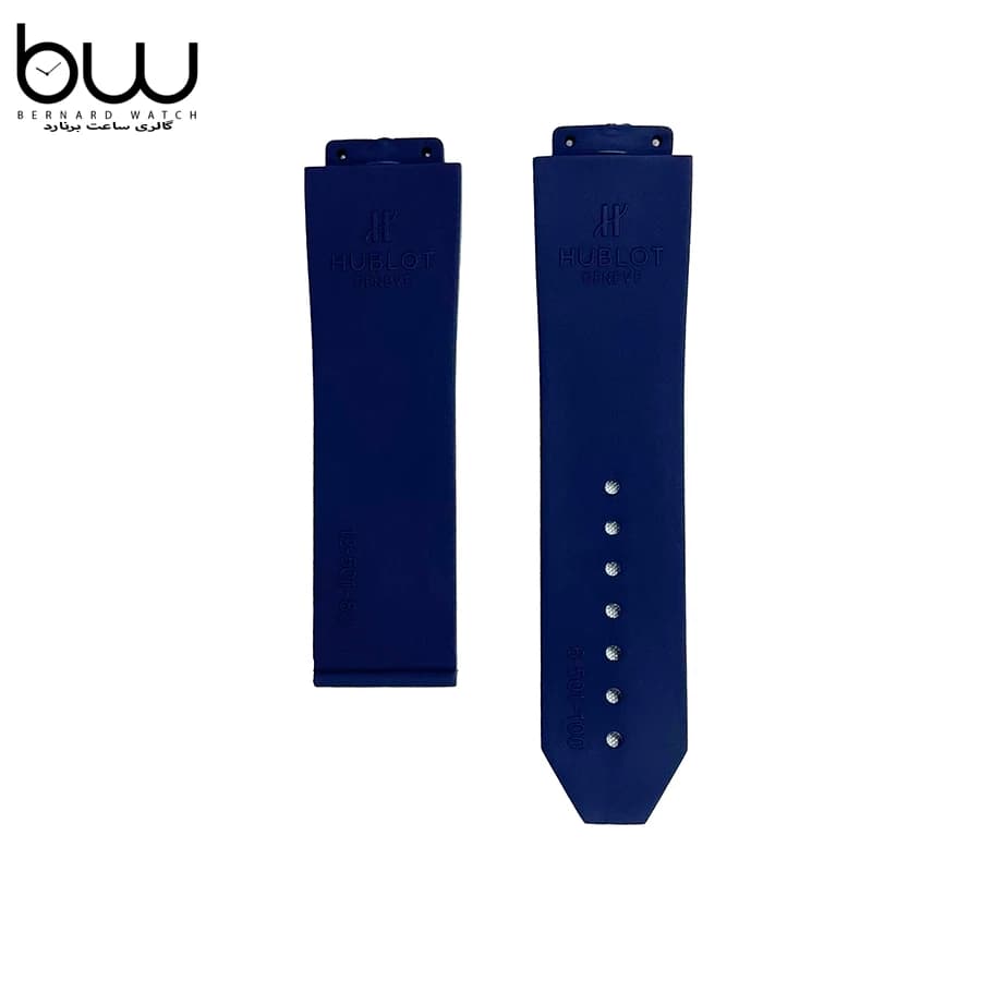 بند ساعت هابلوت (HUBLOT) رابر سرمه ایی — تصویر ۲