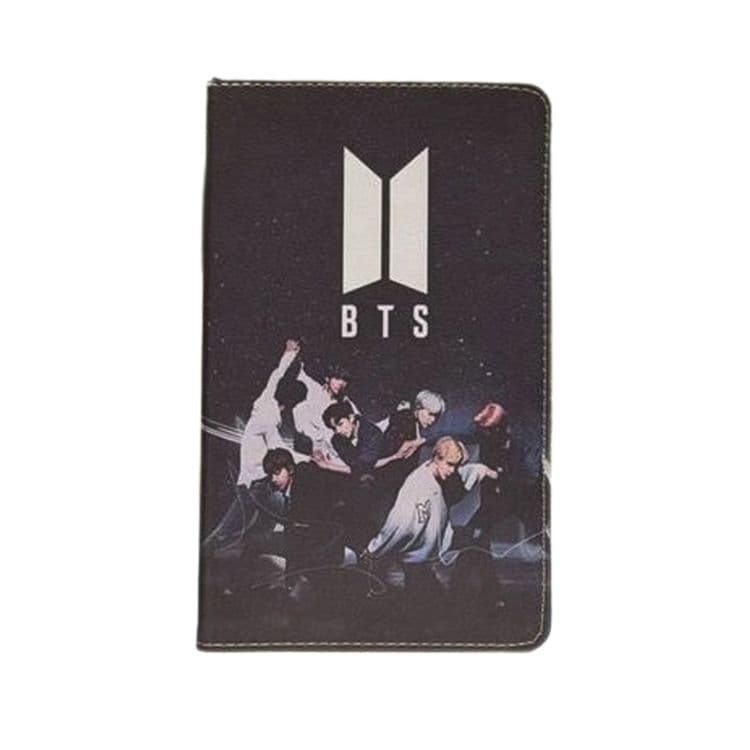کیف کلاسوری تبلت سامسونگ (T510/T515) Galaxy Tab A مدل گروه بی‌تی‌اس (BTS) طرح دار فانتزی چرمی دوردوخت 10.1 اینچ — تصویر ۲