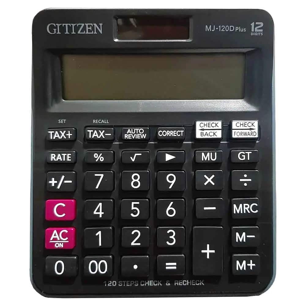 ماشین حساب 12 رقم کوچک مدل CRTRZEN MJ-120D PLUS