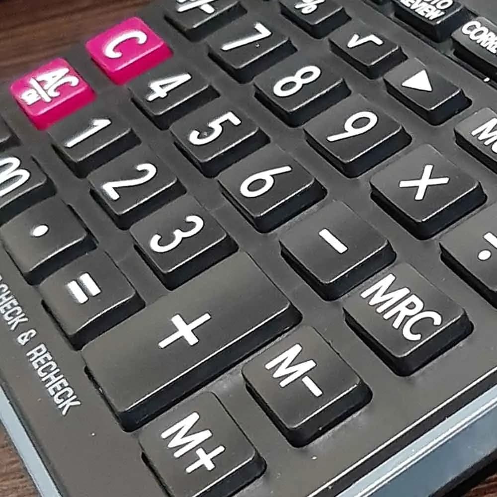 ماشین حساب 12 رقم کوچک مدل CRTRZEN MJ-120D PLUS — تصویر ۴