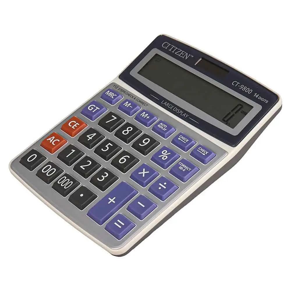 ماشین حساب 14 رقم CRTRZEN CT-9800 — تصویر ۲