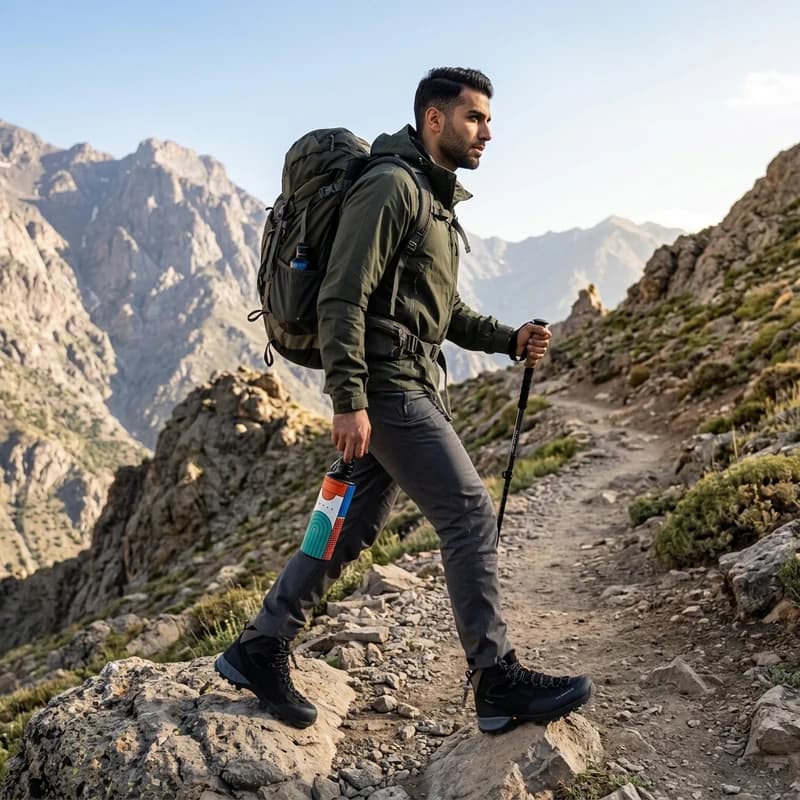 کفش کوهنوردی و طبیعت گردی ساقدار ضد آب هامتو 240783 — تصویر ۷