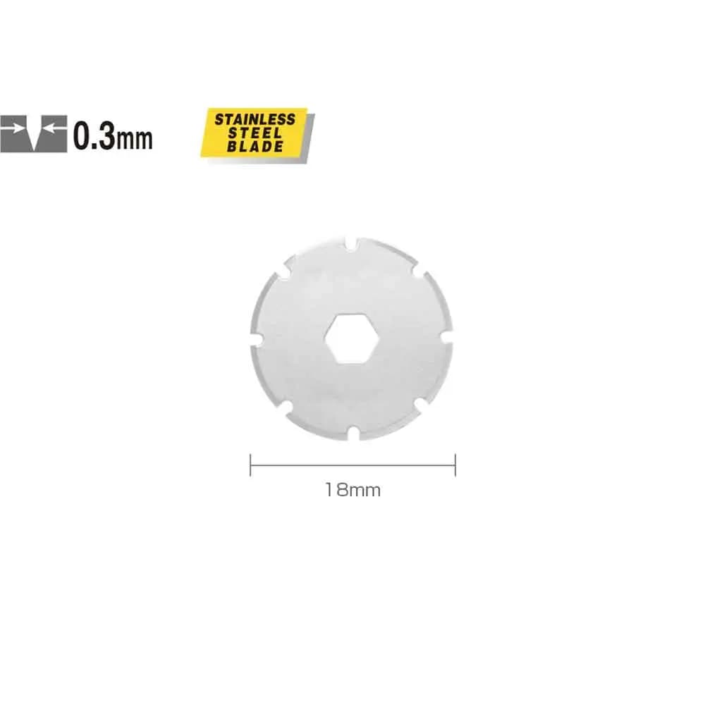 تیغ کاتر استیل گرد پرفراژ الفا مدل OLFA PRB-18-2