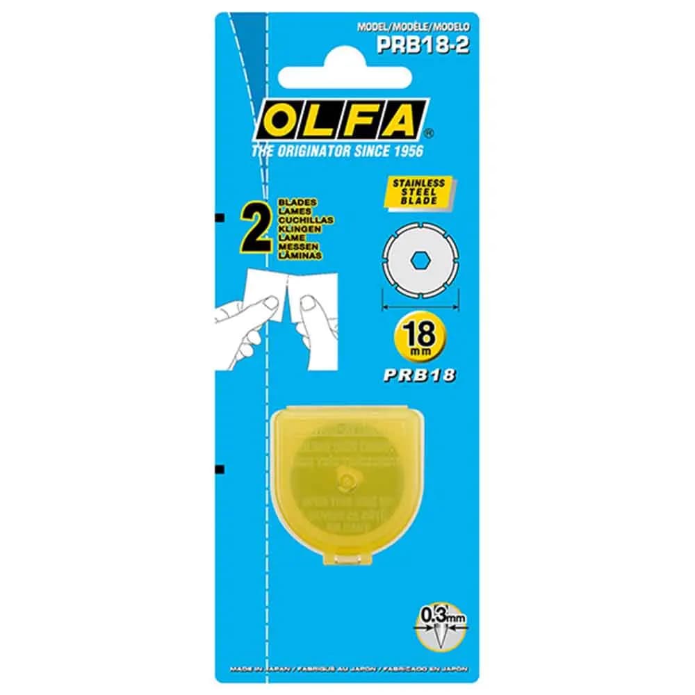 تیغ کاتر استیل گرد پرفراژ الفا مدل OLFA PRB-18-2 — تصویر ۲