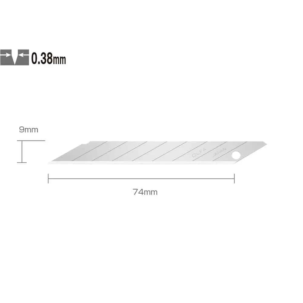 تیغ کوچک استیل 30 درجه الفا مدل OLFA DKB-5 (بسته 5 عددی)