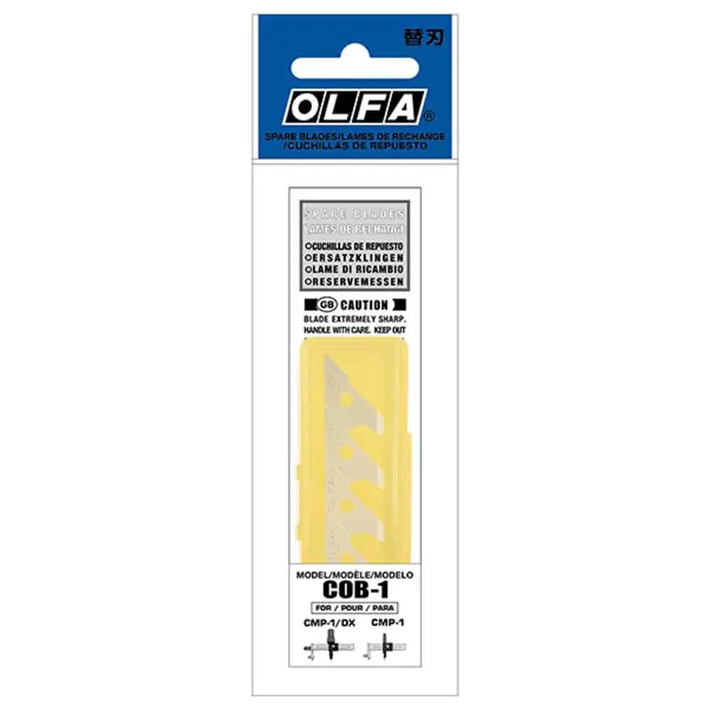 تیغ استیل کاتر های دایره بر الفا مدل OLFA COB-1 (بسته 15 عددی) — تصویر ۲