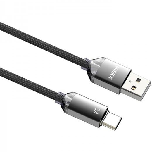 کابل تایپ سی هیسکا مدل LX-801AC طول 1 متر — تصویر ۲