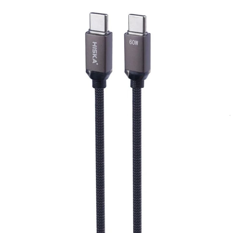 کابل تایپ سی به تایپ سی هیسکا LX-801 CC — تصویر ۳