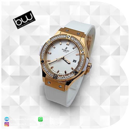ساعت مچی هابلوت زنانه نگین دار |HUBLOT — تصویر ۲