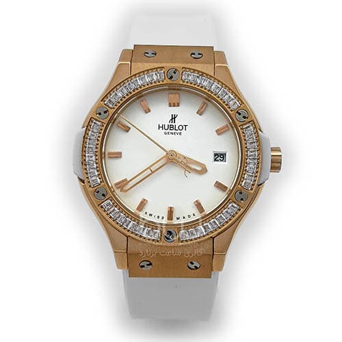 ساعت مچی هابلوت زنانه نگین دار |HUBLOT
