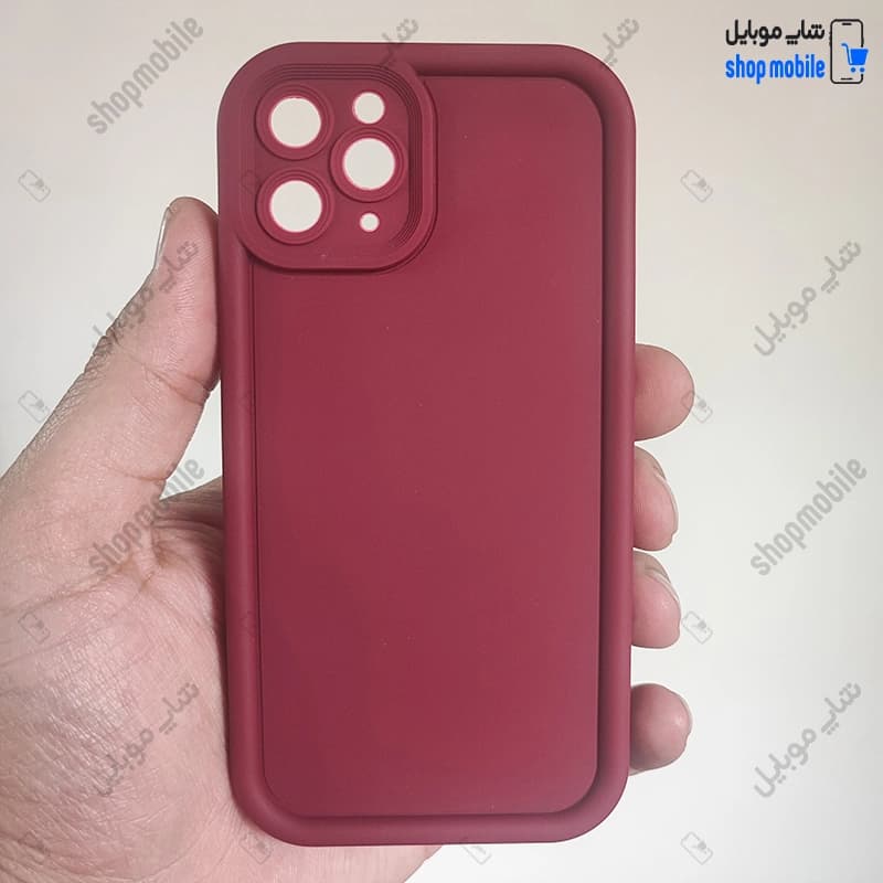 قاب گوشی آیفون 11 پرو (کاور Solid مدل ساده رنگ زرشکی)