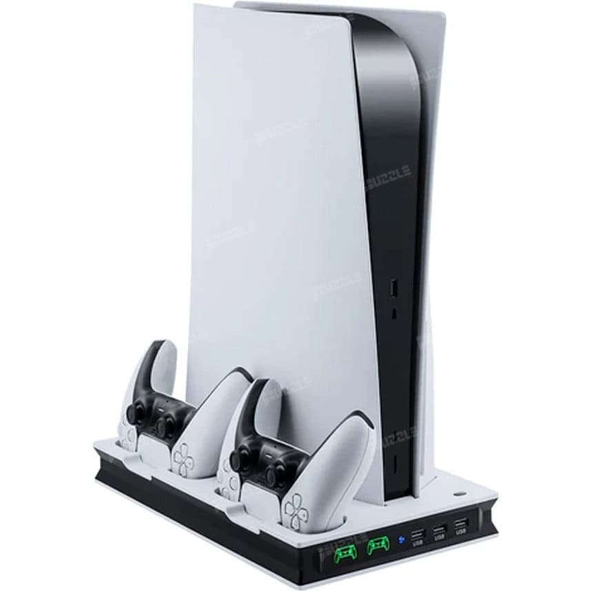 پایه فن و شارژر ps5 fat - مشکی | آی تک پرو