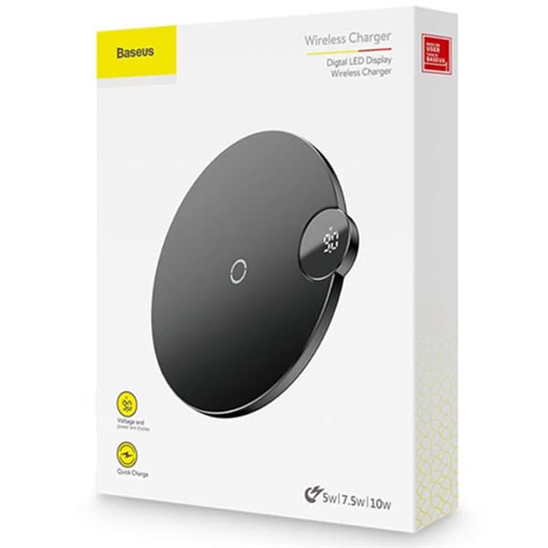 شارژر وايرلس 10 وات باسئوس مدل WXSX-01