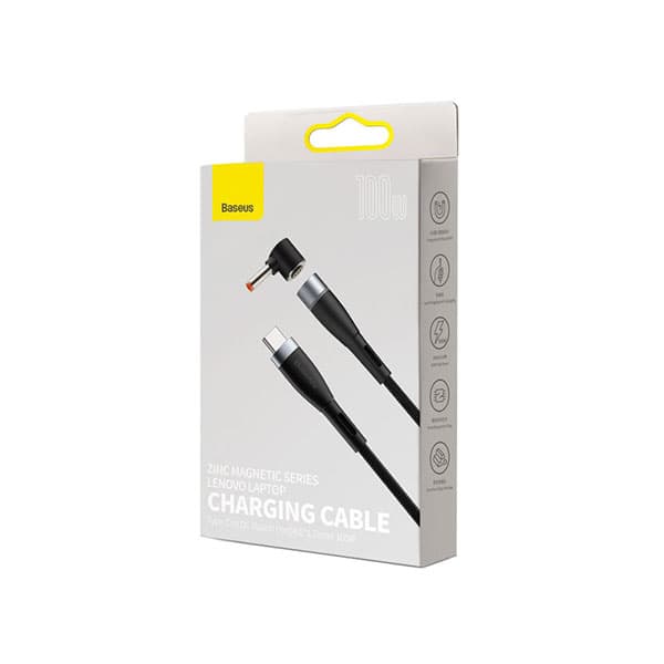 کابل مگنتی تبدیل Type-c به پورت گرد DC باسئوس مدل CATXC-T01 — تصویر ۴