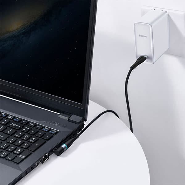 کابل مگنتی تبدیل Type-c به پورت گرد DC باسئوس مدل CATXC-X01 — تصویر ۵