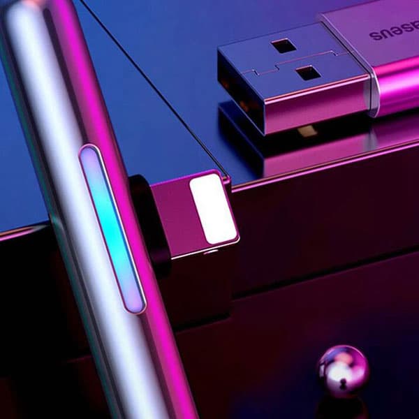 کابل تبدیل USB به لایتنینگ باسئوس گیمینگ مدل CAL7C-B01 — تصویر ۷
