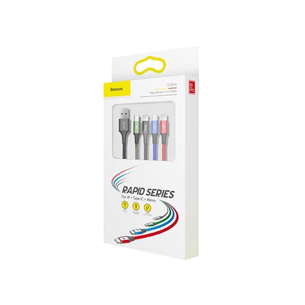 کابل تبدیل USB به چهار سر باسئوس مدل CA1T4-A01 — تصویر ۴
