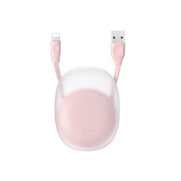 کابل تبدیل USB به لایتنینگ باسئوس دارای سیم جمع کن مدل CALRN-24