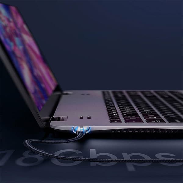 کابل HDMI بيسوس طول 1 متر WKGQ000001 — تصویر ۳