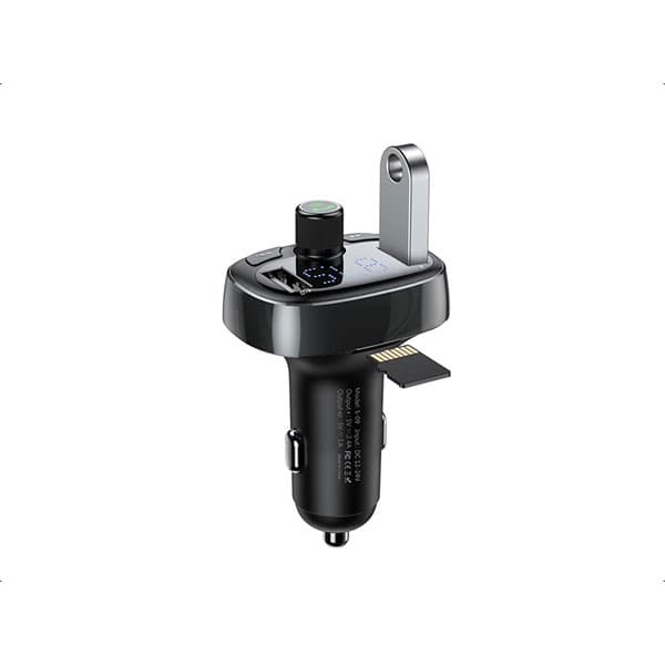 شارژر فندکی و پخش کننده بلوتوث باسئوس مدل T Type CCALL-TM01 — تصویر ۲