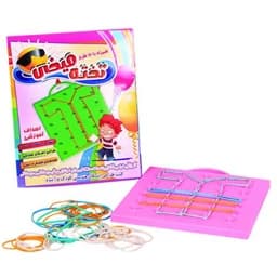 بازی آموزشی تخته میخی مدل کودک و آیندهجدید — تصویر ۳