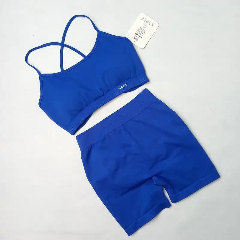 ست اورجینال نیمتنه و شرتک سیملس پشت چیندار SY-0156 — تصویر ۳