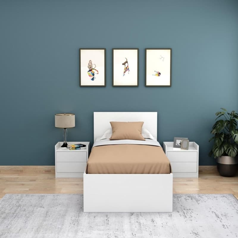 تخت خواب یک نفره مدل S-667 سایز 200×90 سانتی متر — تصویر ۲