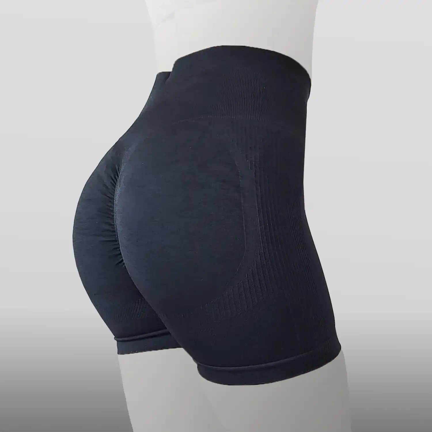 شورتک اورجینال پشت چین دار سیملس مشکی SH-B07