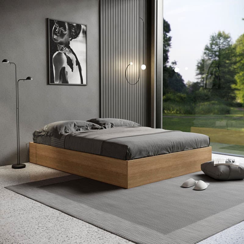 تخت خواب دو نفره اسمردیس مدل +R109 – MDF سایز 200×160 سانتی متر